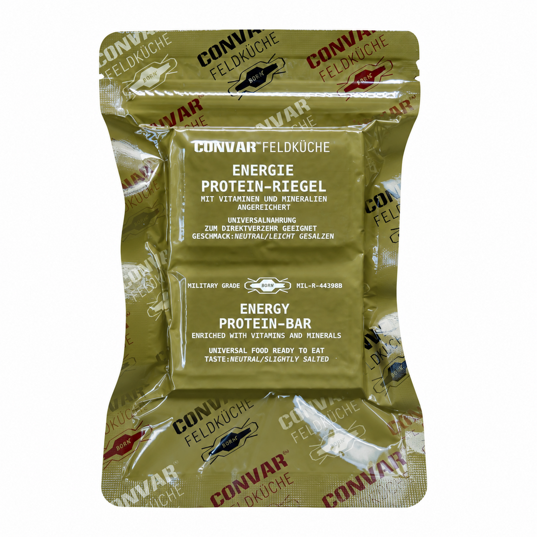 CONVAR Feldküche Energy Protein Bar Military Grade 10-års hållbarhet 120g