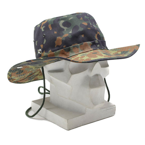 Mfh märke militär bush stil hatt flecktarn hink panama djungel sommar mössa ny
