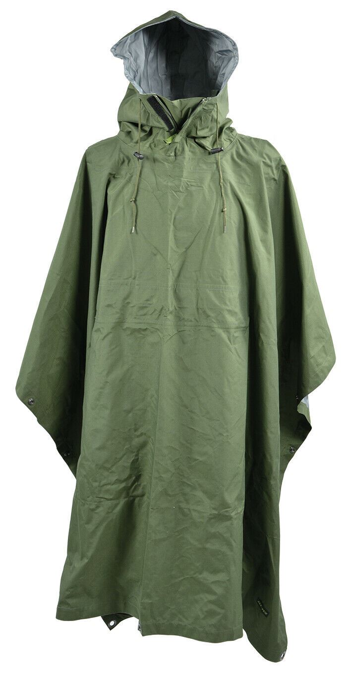 Ale-Tex 3 Layer Army Style Waterproof Rain Poncho Cape PTF Membrane M90 ​​Camo