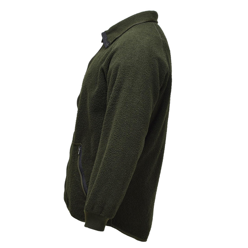 Original Dutch Military Fleece Jacket Warm Moft Thermal Cold Weather Sportwear