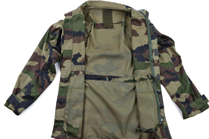 Äkta French Army Parka Feline T4 Combat Jacket CCE Camo Tropical Weather New