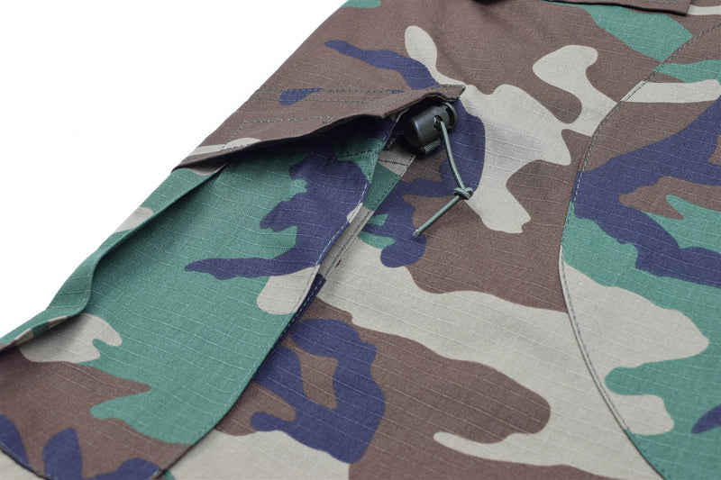 Mil-Tec Brand U.S. Military Style Woodland Camo Ripstop Soldiers BDU Cargo Pants