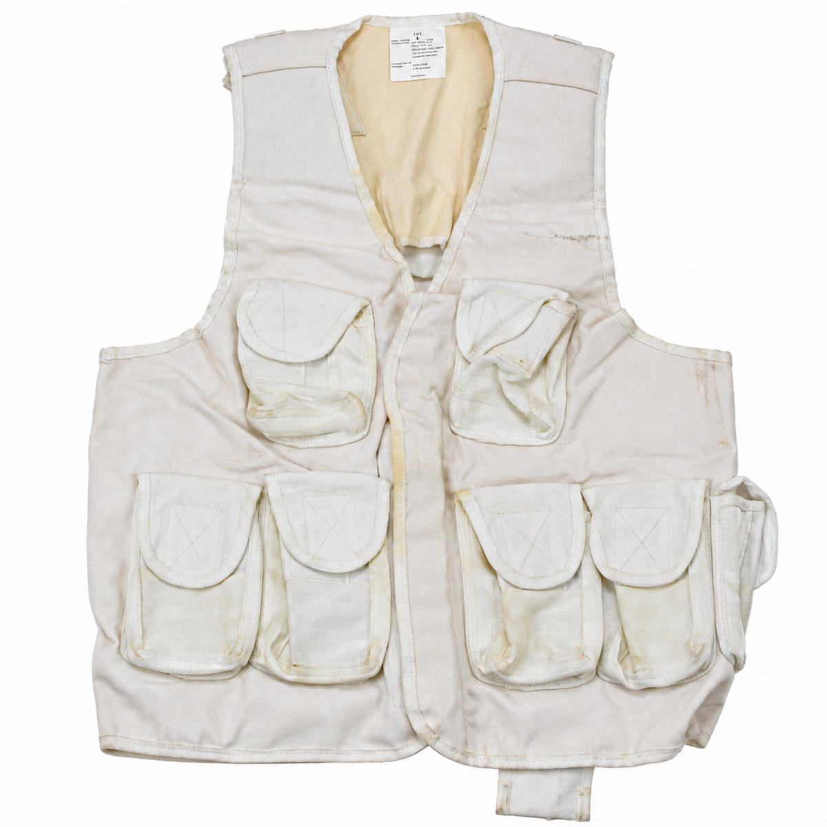 Original turkisk militär taktisk väst Multi Pouch Field Utility Vit