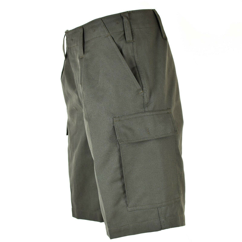 Äkta tyska arméutgåva Molskin Shorts od hållbar lastmens sommar oliv ny