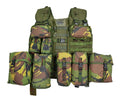 Original holländsk militär modulär stridsväst 10 påsar medföljer DPM Camo