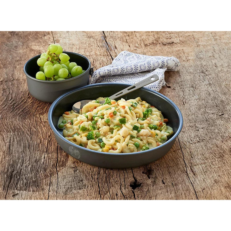 Trek'n äter vegetarisk måltid pasta primavera dehydratiserade höga kalorier campingmat