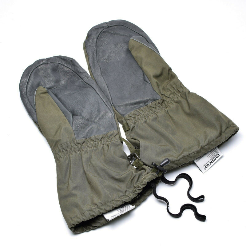 Äkta österrikiska armé oliv od goretex vantar militära vattentäta stridshandskar