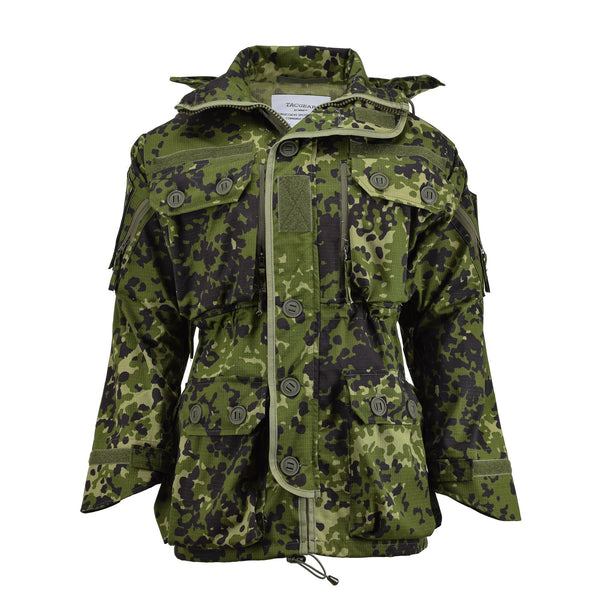 TACGEAR -märke dansk militär stil smock jacka ripstop commando m84 kamouflage