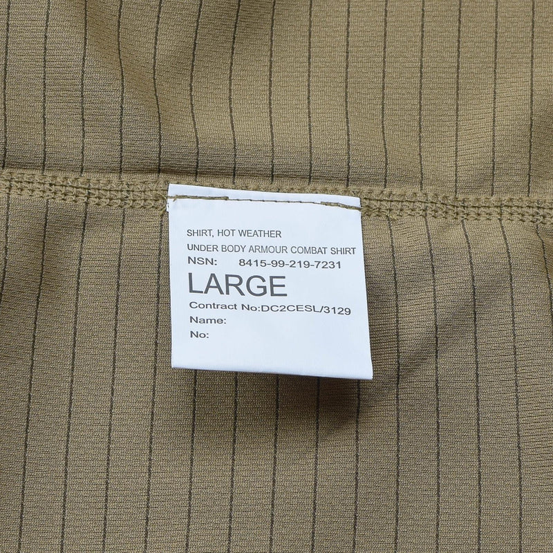 Original British Under Body Shirt Ubac Desert Camo Military Issue New