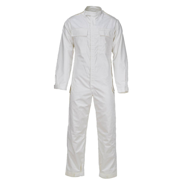 Original British Military White Coveralls Jumpsuit Lightweight Roomy Fit New