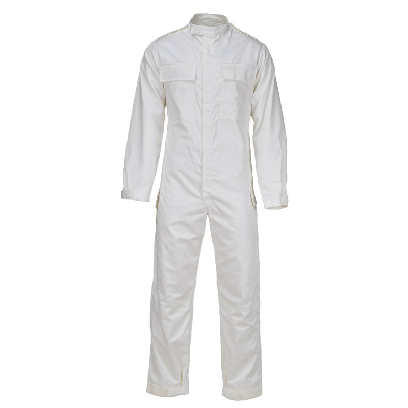 Original British Military White Coveralls Jumpsuit Lightweight Roomy Fit New