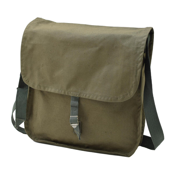Original Bulgarian Army Olive Shoulder Bag Justerbar rem utomhusresor Ny
