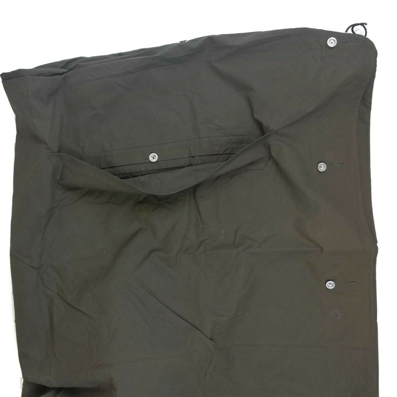 Original Swedish Army Shelter Half Zeltbahn Poncho Olive Surplus