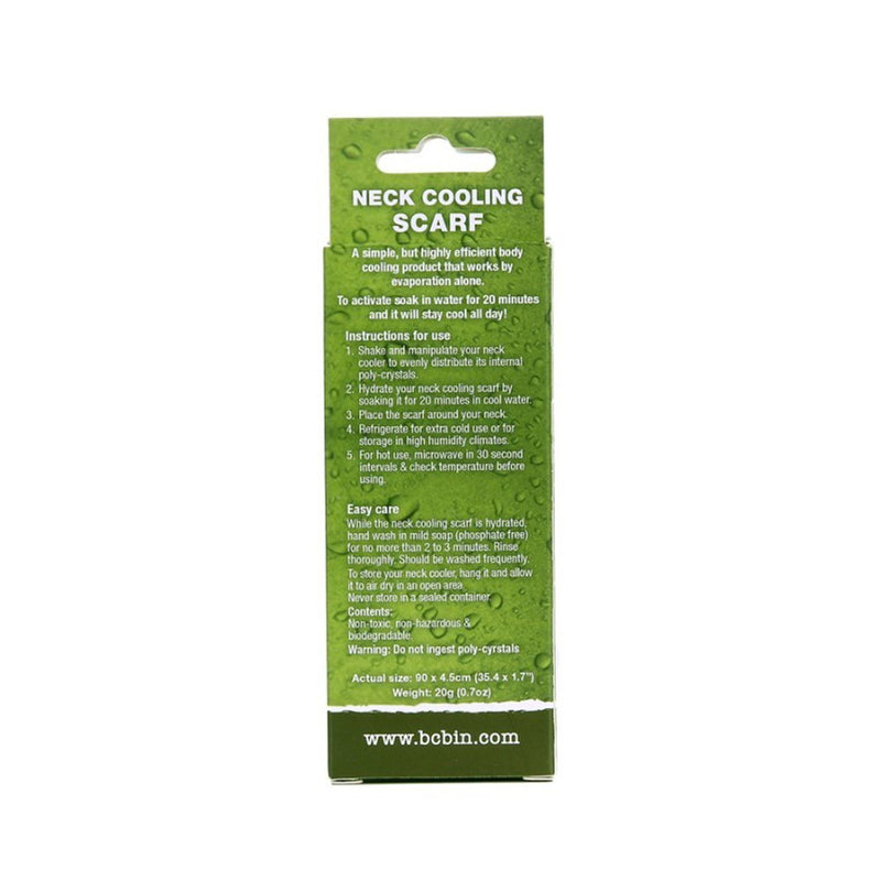 BCB Neck Cooling Scarf Multifunktionell värmeslag First Aid Band Khaki återanvändbar