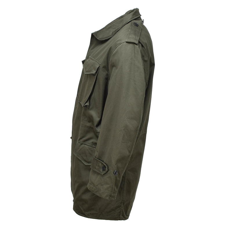 Original grekisk militär M65 Field Uniform Jacket Olive Army Surplus Parka Ny
