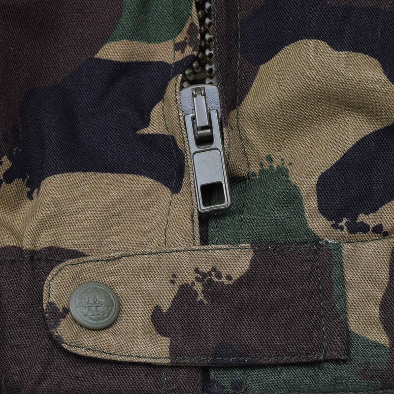 Original ungerska militärfältjacka M1990 Fyrafärgad skogsskjortor Nya
