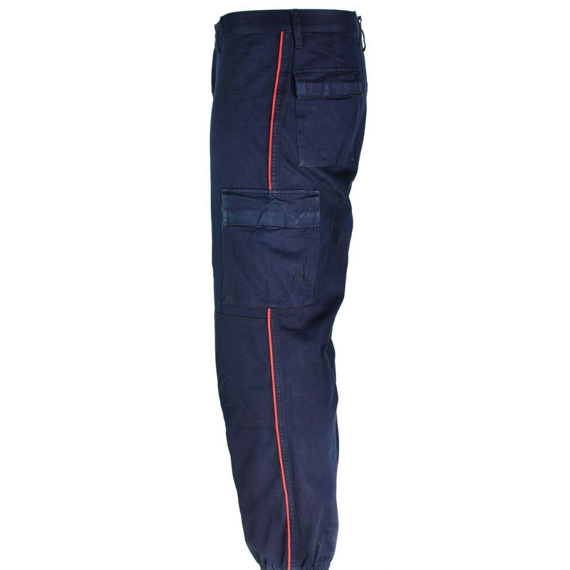 Original italiensk polis carabinieri byxor blå byxor officer brottsbekämpning