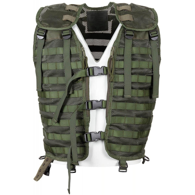 Original Dutch Military Vest Endast Green Tactical Combat Equipment Molle System