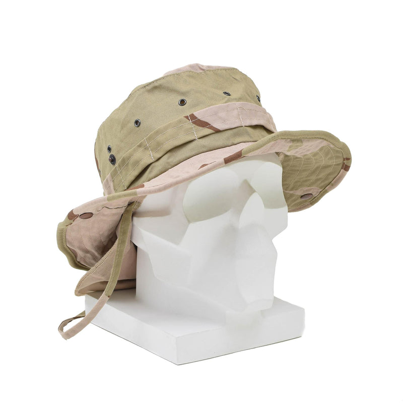 Original Dutch Military Boonie Hat DPM Desert Camo Wide Brim Summer Hat Ny