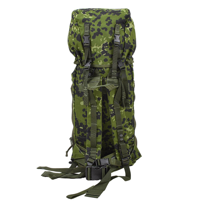 Original dansk militär ryggsäck M96 Camo 50l Tactical Rackpack Camping Bag Ny