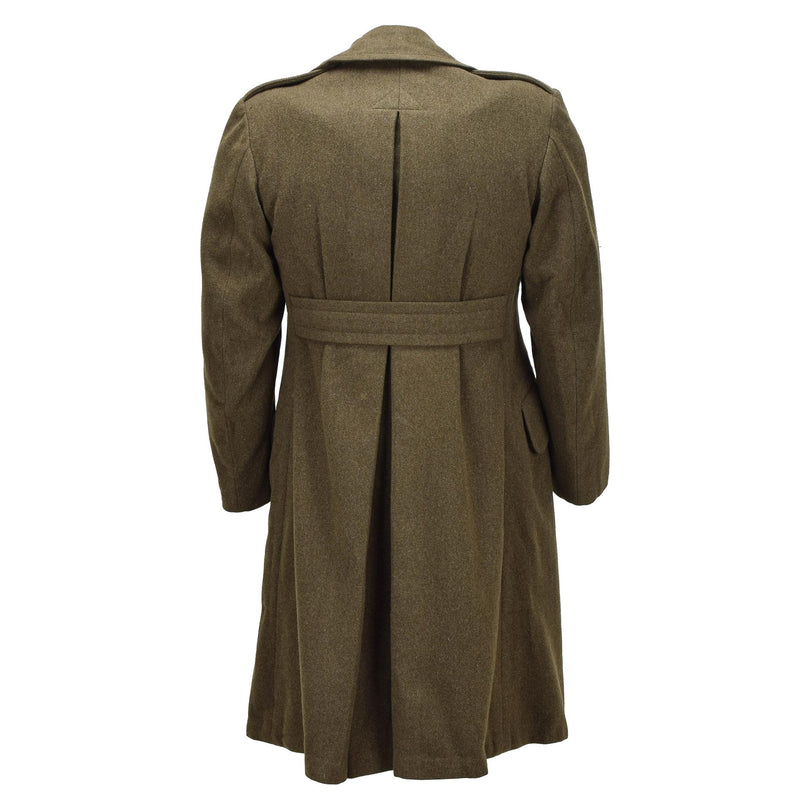 Original kanadensisk armé ullöverrock Military Surplus Vintage Olivgrön