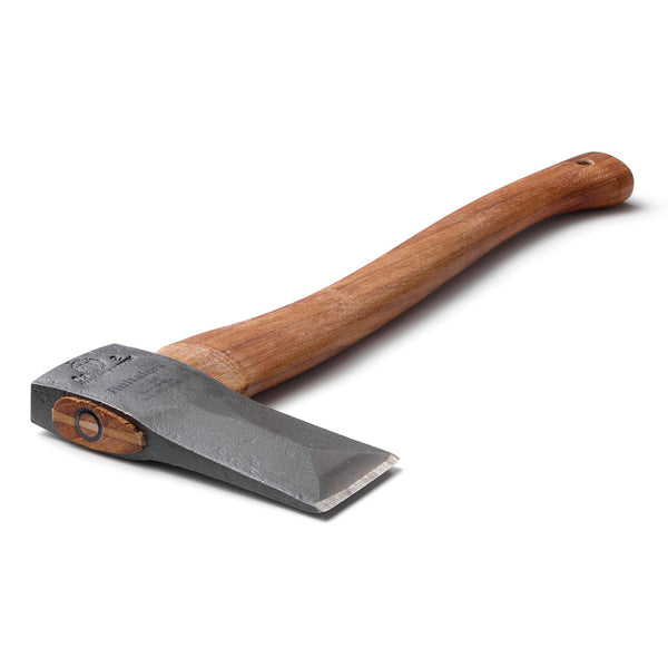Huldaforer som delade axelhandsmidd Hatchet Sand sprängt beläggning Hickory handtag