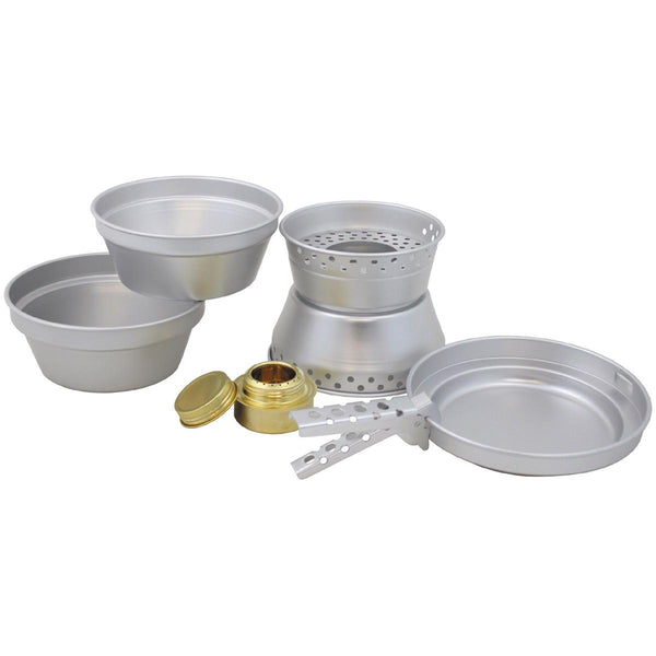 MFH Premium Cooking Set Aluminium Lätt utomhus camping kit brännare