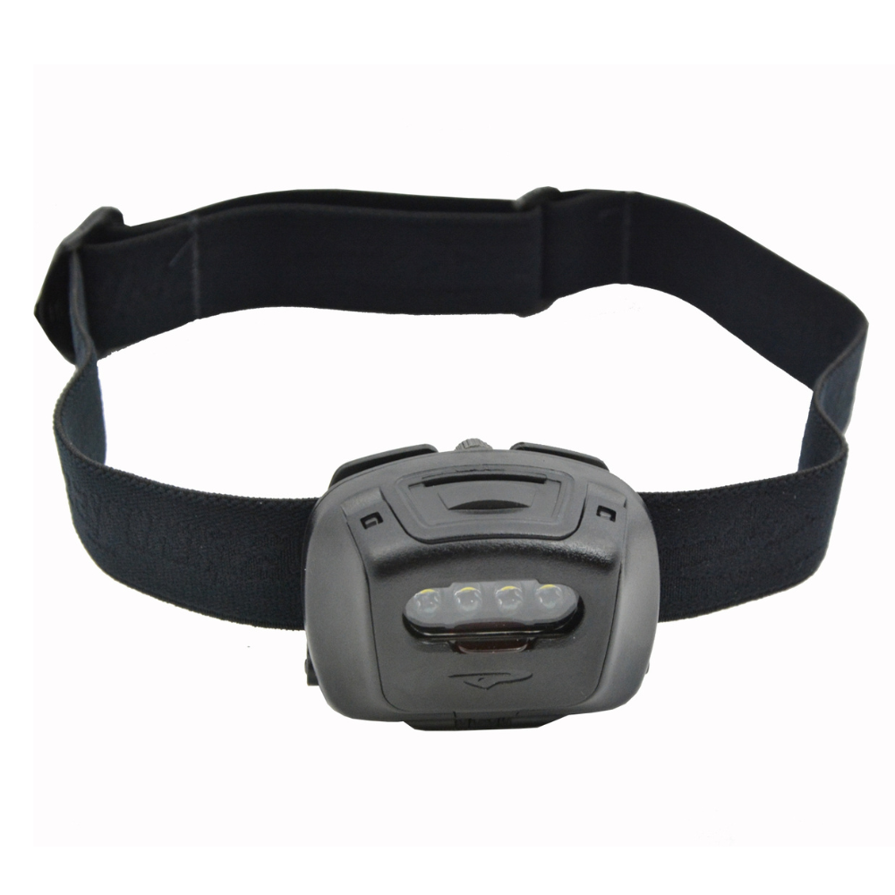 Princeton-Tec Quad Tactical MPLS Flerfärgad pannlampa 78 Lumens IPX7 Svart