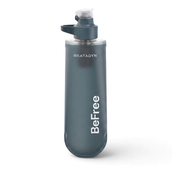 Katadyn BeFree AC 0.5L vattenfilter Mjuk kolv Vandring Camping Slate Blue