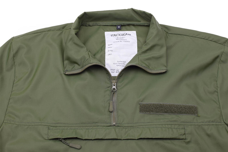 Tacgear Brand Wind Shirt Lätt RIPSTOP Camping Vandring utomhus Smock Olive