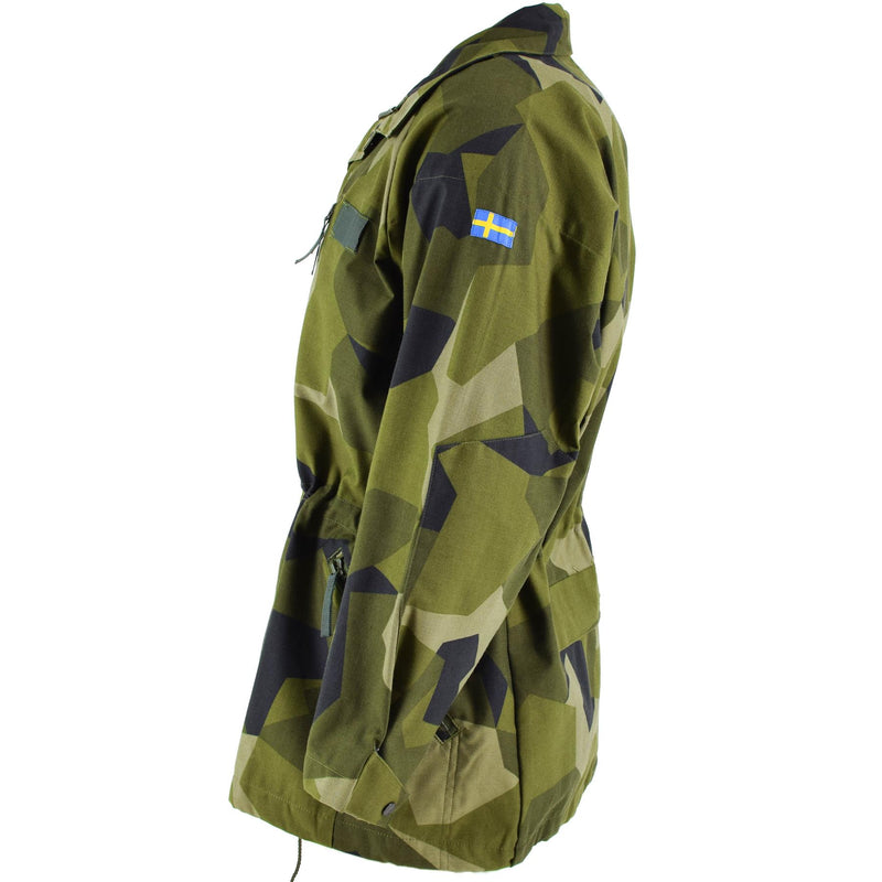 Original Swedish Army Heavy M90 Jacket Splinter Camo Military Field Troops Nya