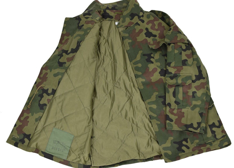 Äkine Polish Army Parka Panther Camo Military Jacket Combat BDU Surplus New