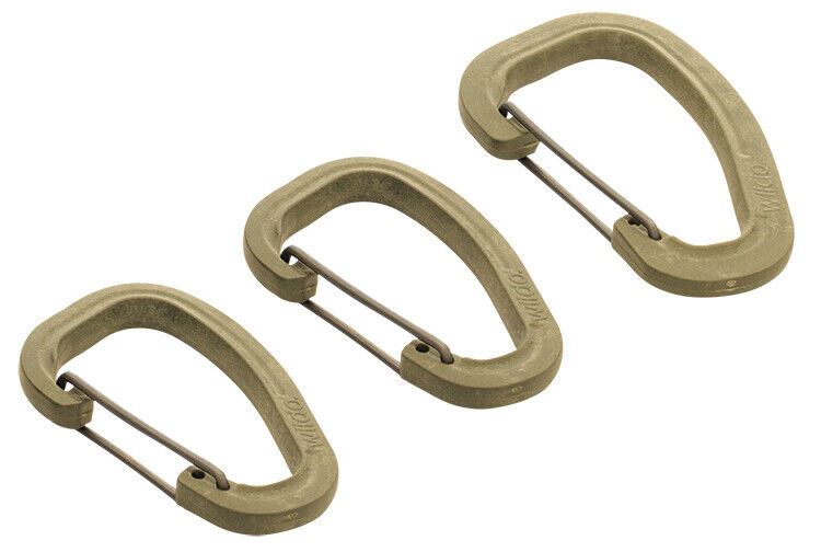 Äkta Wildo -tillbehör Carabiner Set Od 3st Lightweight Robust Clips