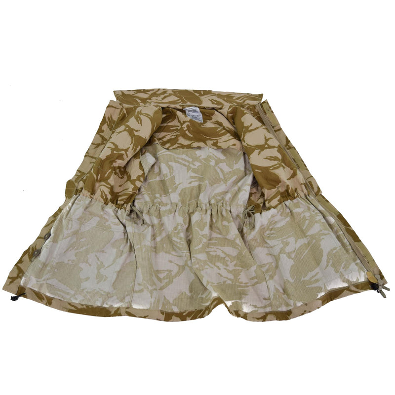 Original British Army Jacket Smock Desert Camo Ripstop Parka Militärutgåva NYTT