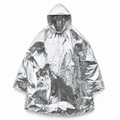 Mil-Tec Emergency Survival Poncho Lättvikts termiskt regnskydd med huva