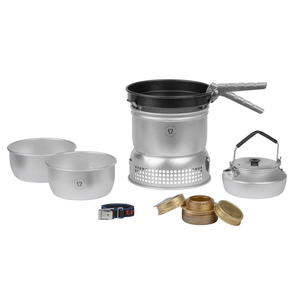 Trangia vandring aluminum ultralight spis set brännare kit matlagning ryggsäck