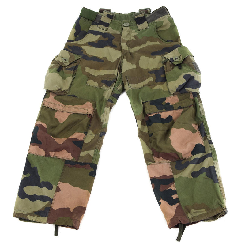 Äkta franska arméns stridsbyxor militära CCE -kamouflagbyxor