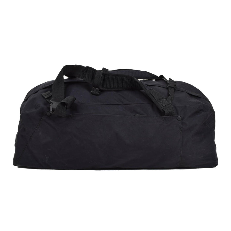 Original Dutch Military Duffle Sportswear Bag Travel Ryggsäck Rucks Black Black