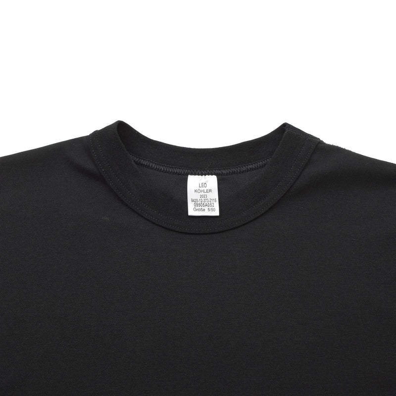 Leo Kohler Military T-shirts Army Personal Uniform First Layer undertröja svart