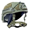 Šestan-Busch BK-ACH-HC Modern ballistisk hjälm High Cut Level IIIA sidoskenor
