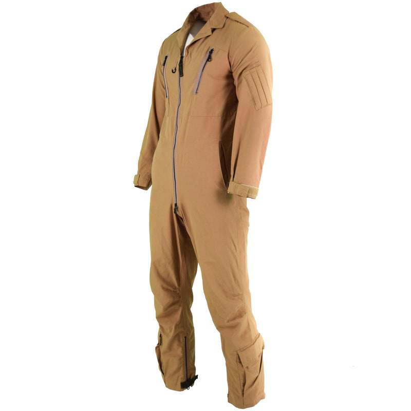 Original British Army Aircrew Mk 16 B Raf Aramid Suit Coverall Beige Air Force