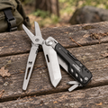 TAC MAVEN Odin Camping Multitool Sax 440 Rostfritt stål Fickverktyg Svart