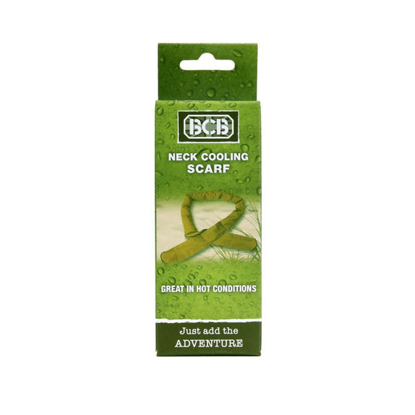 BCB Neck Cooling Scarf Multifunktionell värmeslag First Aid Band Khaki återanvändbar