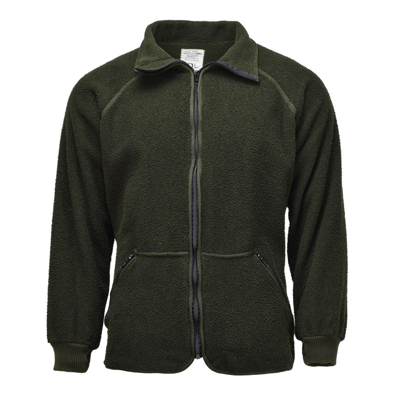 Original Dutch Military Fleece Jacket Warm Moft Thermal Cold Weather Sportwear