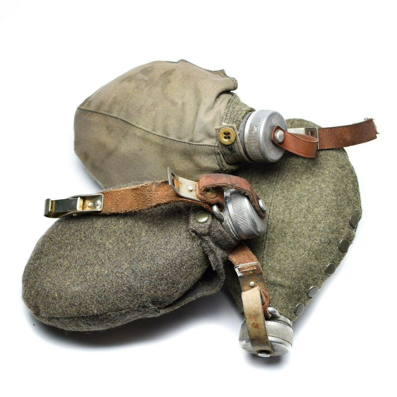 WWII Original Sverige Swedish Army Drinking Flask Water Bottle Military Canteen