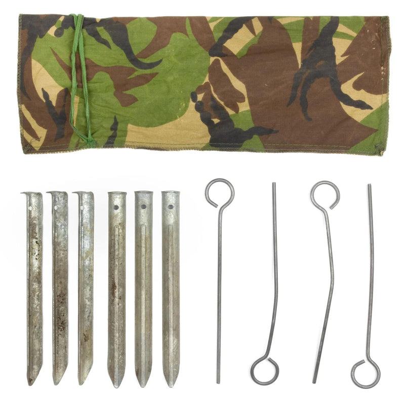 Original Dutch Military DPM Camouflage Tent Water Repellent Outdoor Camping