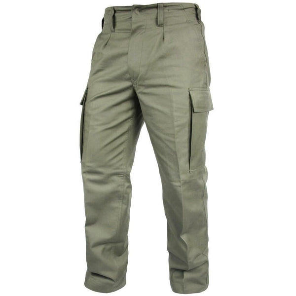 Äkta tyska arméutgåva Molskin Od Pants Field Combat BW Olive Trousers New