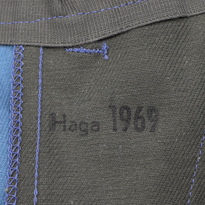 Äkta svenska militära arbetsbyxor M59 last förstärda arbetskläder byxor nya
