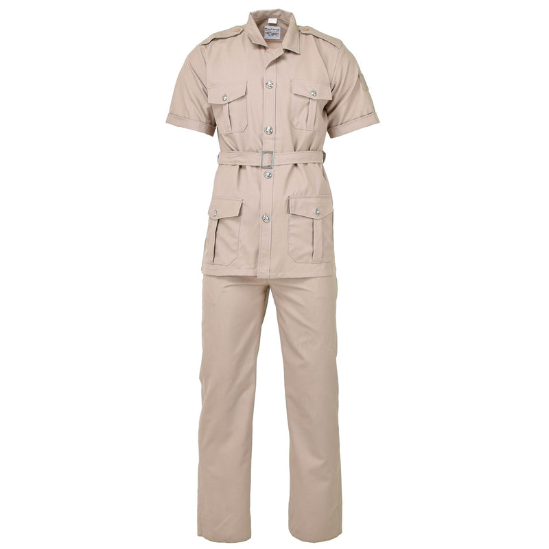 Original French Military Foreign Legion Khaki Dress Shirts Kort ärmar Nya