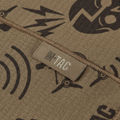 M-TAC Microfleece Hals Damask Drone Mönster Tactical Outdoor Scarf Tan